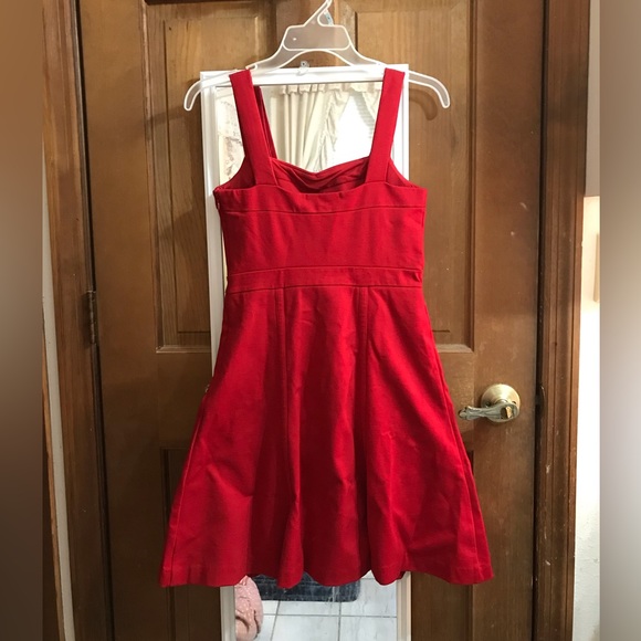 Red INC Fit and Flare Dress, size Petite Extra Small - Picture 2 of 5